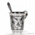 Серебряная кружка для чая кубачинских мастеров