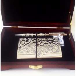 Подарочный набор Кацуэ: визитница и ручка